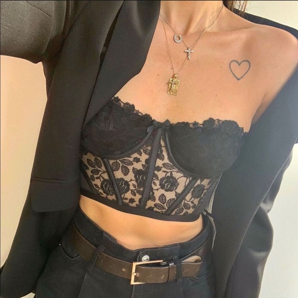 FOR LOVE & LEMONS Rose Petal Bustier - Picture 9 of 16